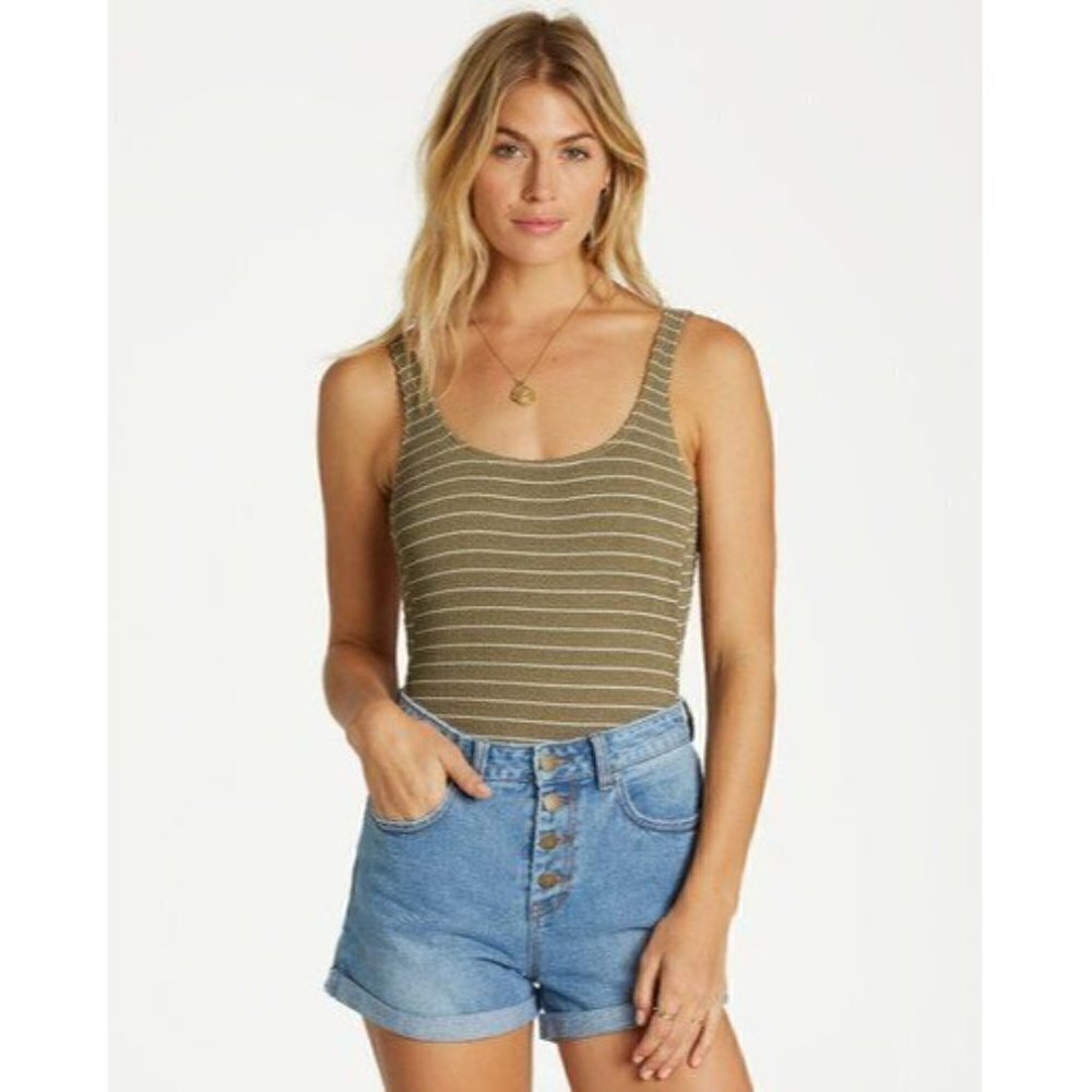 Billabong Medium Blue Button Front High Tide Denim Shorts 30